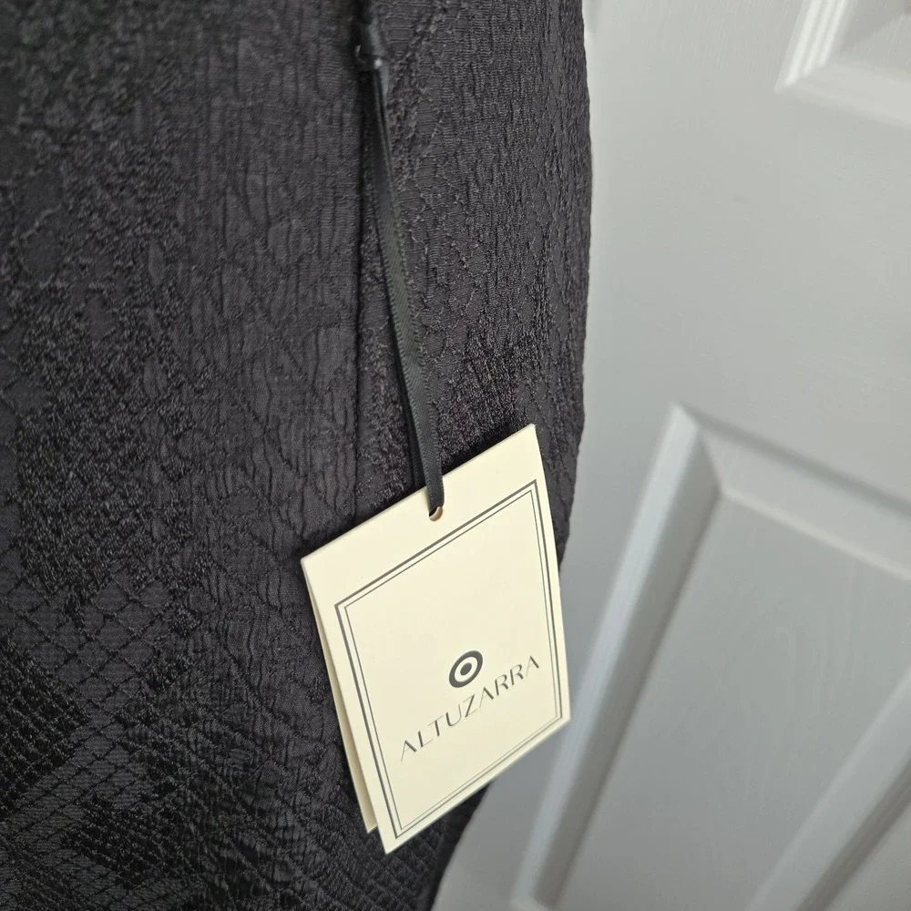 Altuzarra for Target Womens Black Snake‎ Embossed Pencil Skirt Size 8 Back Zip